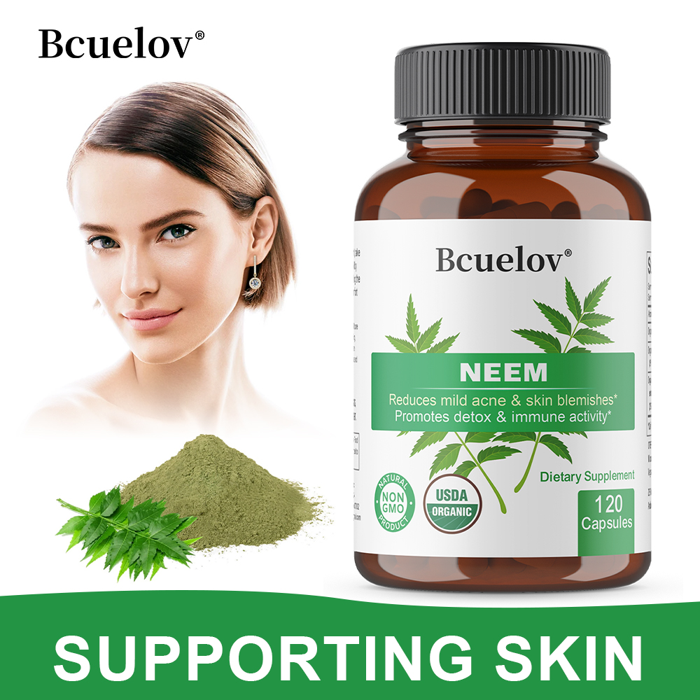 Herbal Wellness In - Kapsul Daun Neem Organik, Suplemen Antioksidan