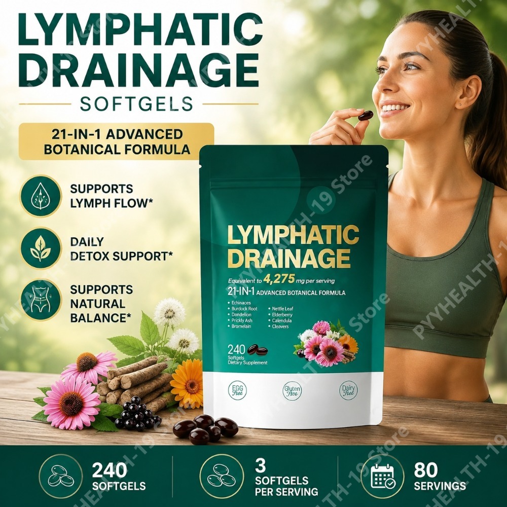 Herbal Wellness In - Kapsul Drainase Limfatik Campuran Herbal 21-in-1