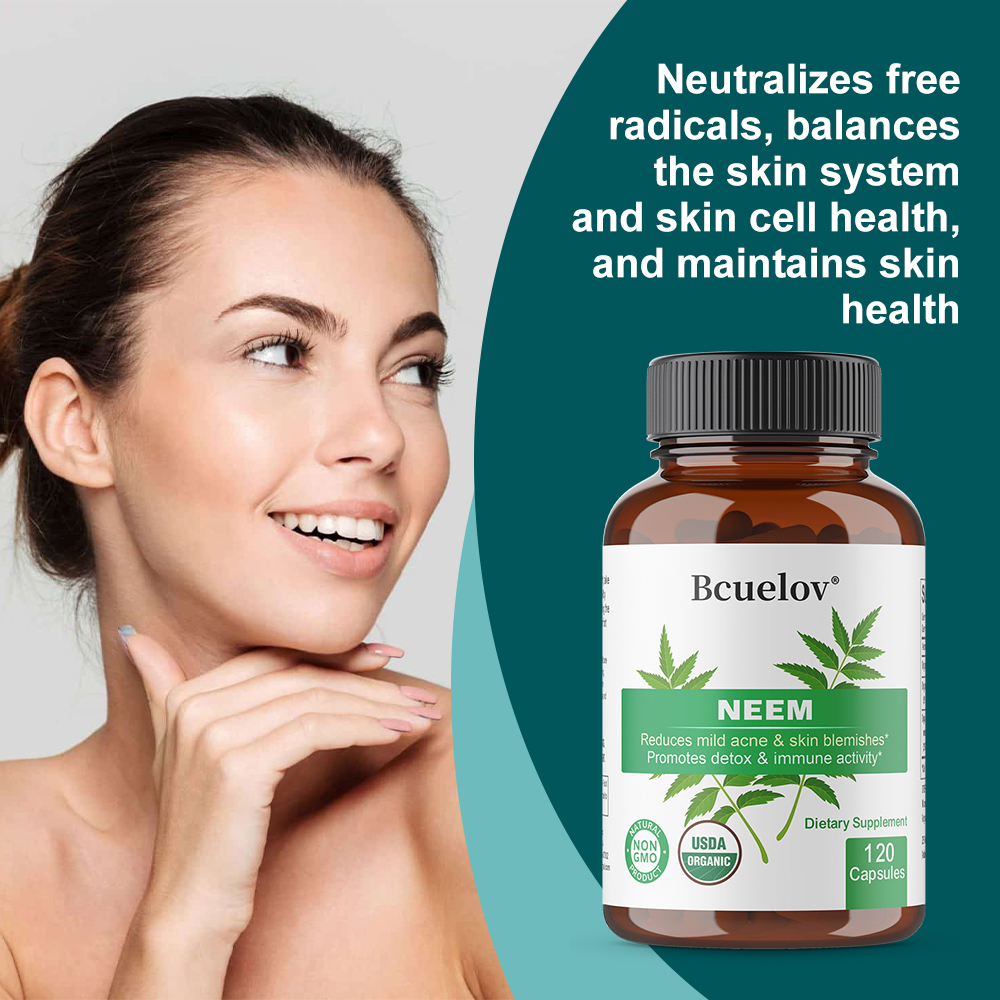 Kapsul Daun Neem Organik, Supl - Herbal Wellness In ulasan dan harga