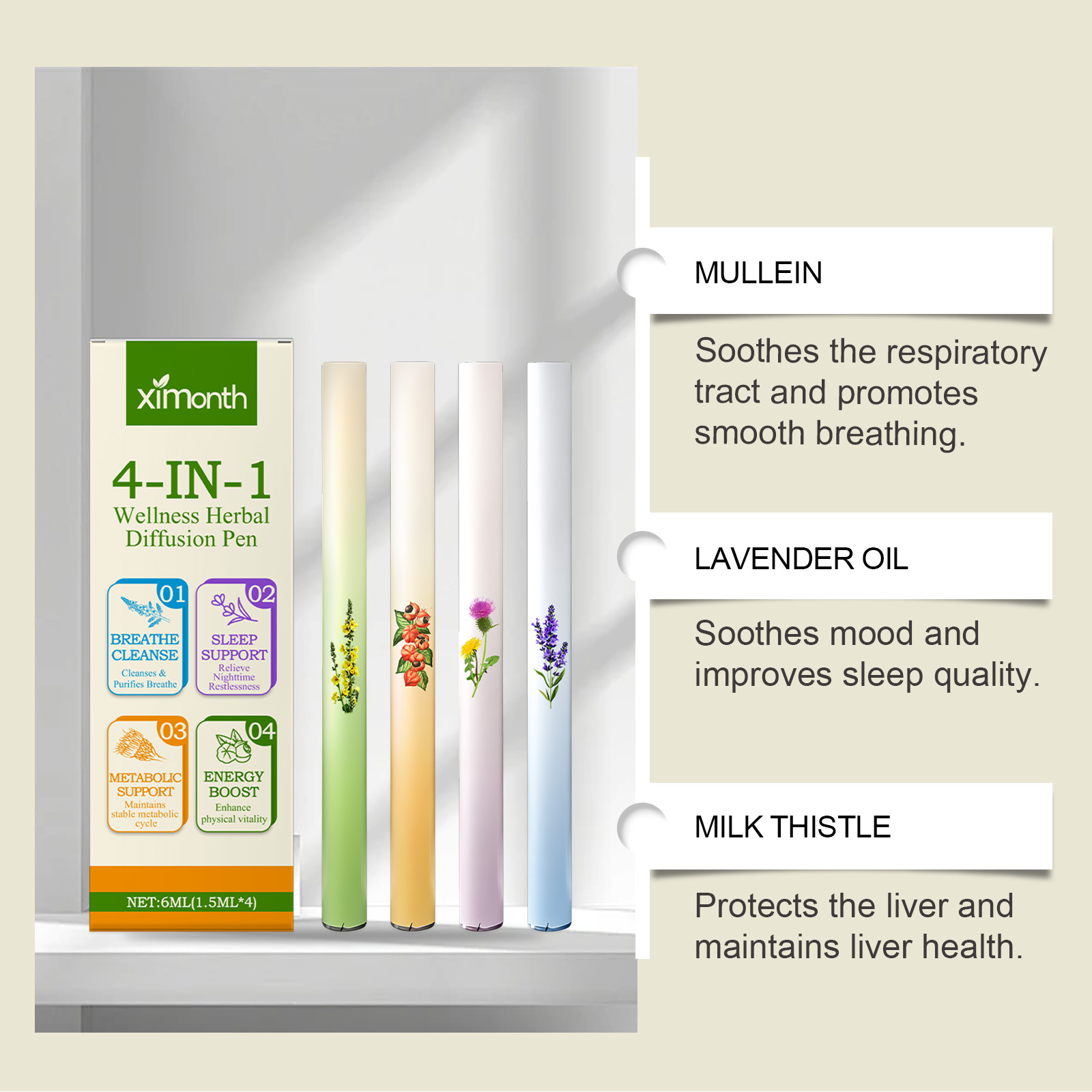 4 Dalam 1 Herbal Energy Combo  - Herbal Wellness In ulasan dan harga