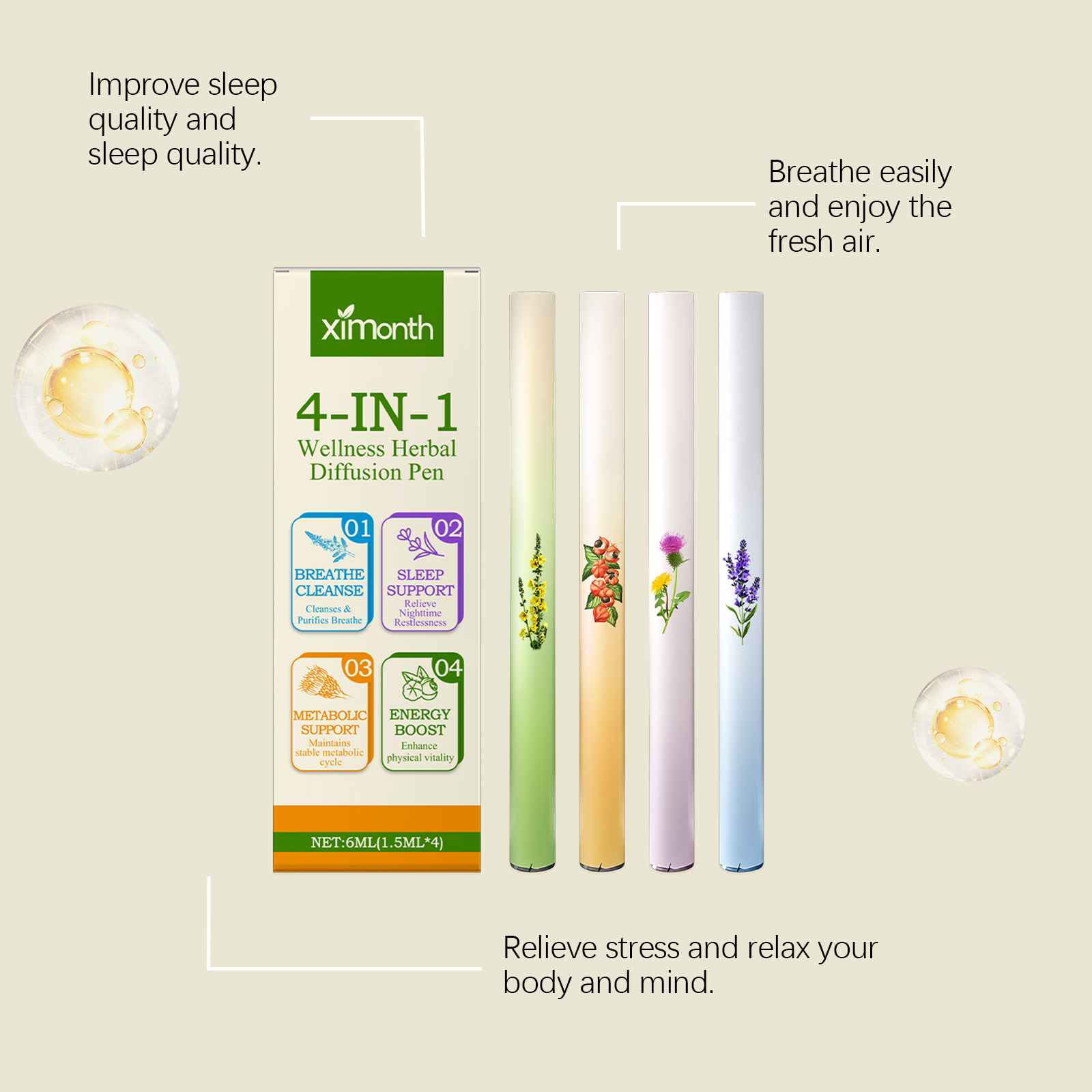 4 Dalam 1 Herbal Energy Combo  - Herbal Wellness In ulasan dan harga