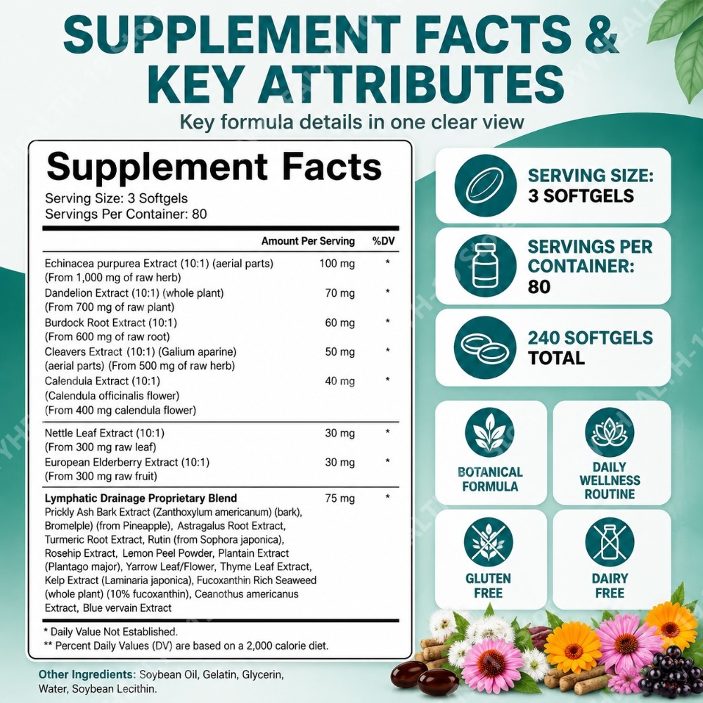 Kapsul Drainase Limfatik Campu - Herbal Wellness In ulasan dan harga